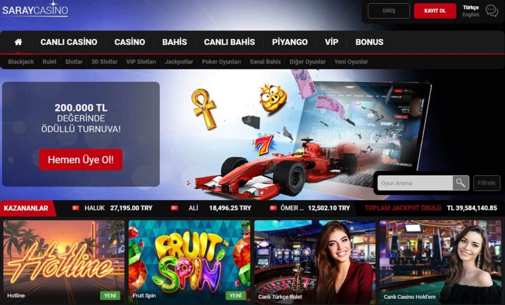 Saray Casino Canli Turkce Oyun Masalari