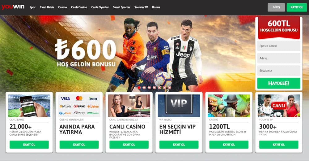 Youwin Canli Casino Oyunlari